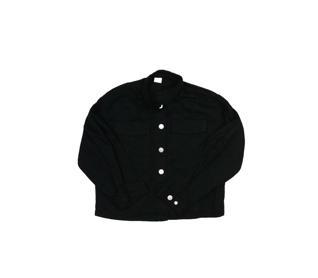 Černá crop košile Next