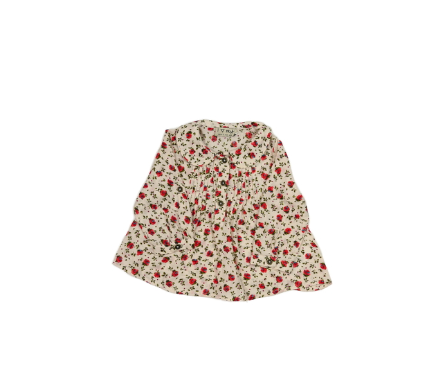 Krémová květinová lehká halenka Next