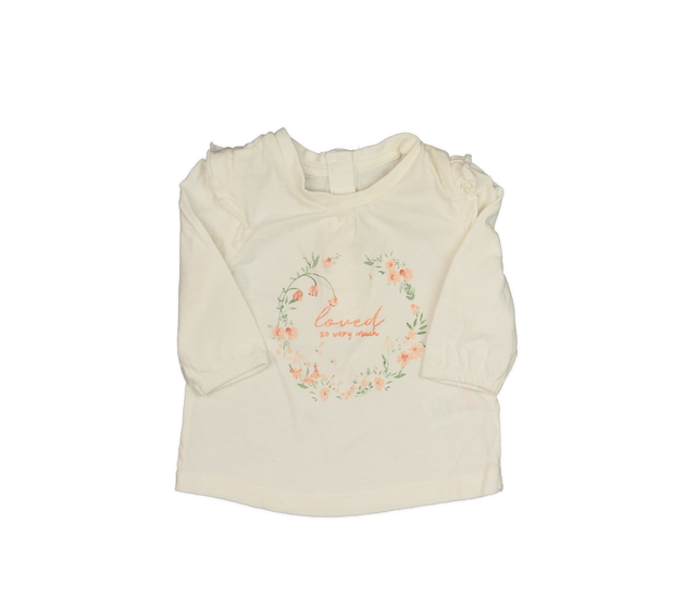 Světlé triko s volánky 