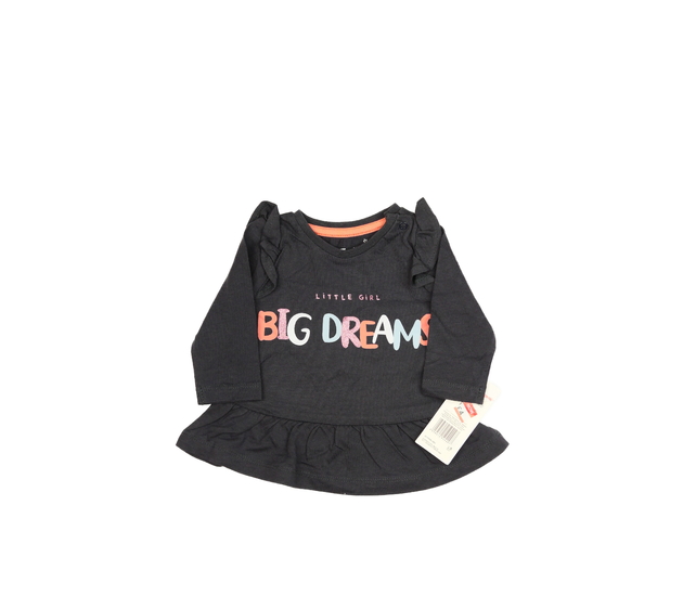 Nové tmavé triko s volánky F&F