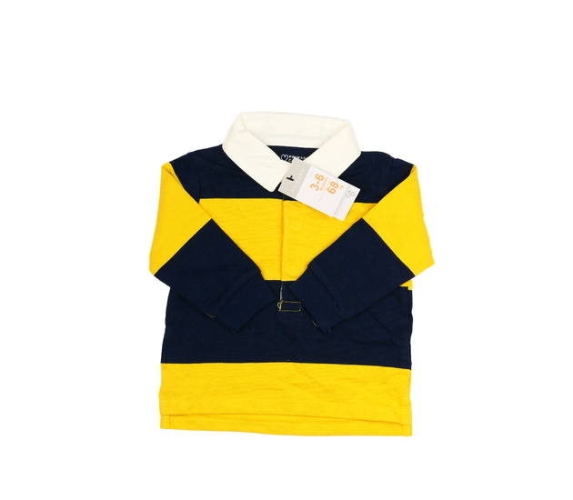 Nové pruhované triko s límečkem Primark