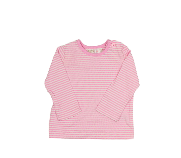 Růžové pruhované triko M&Co