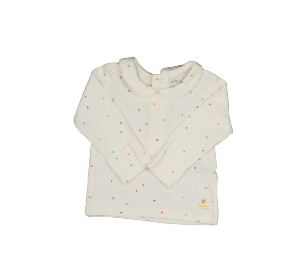 Bílé triko s hvězdičkami M&S