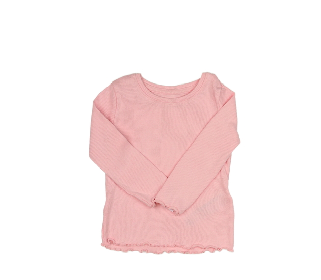 Růžové žebrované triko Primark