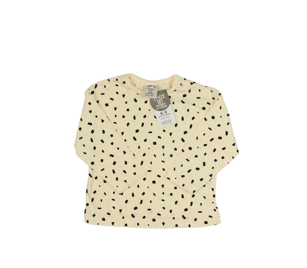 Nové krémové vzorované triko 