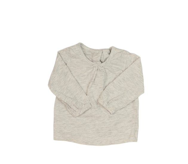 Šedé melírované triko 