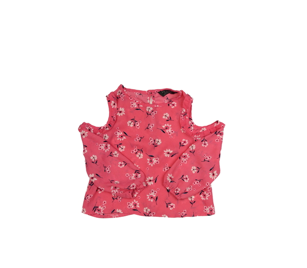 Růžová květinová vzdušná halenka Primark