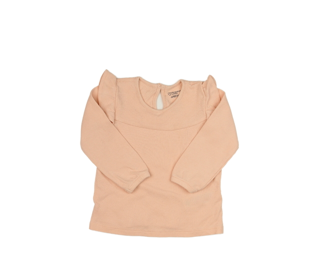 Meruňkové triko s volánky Primark