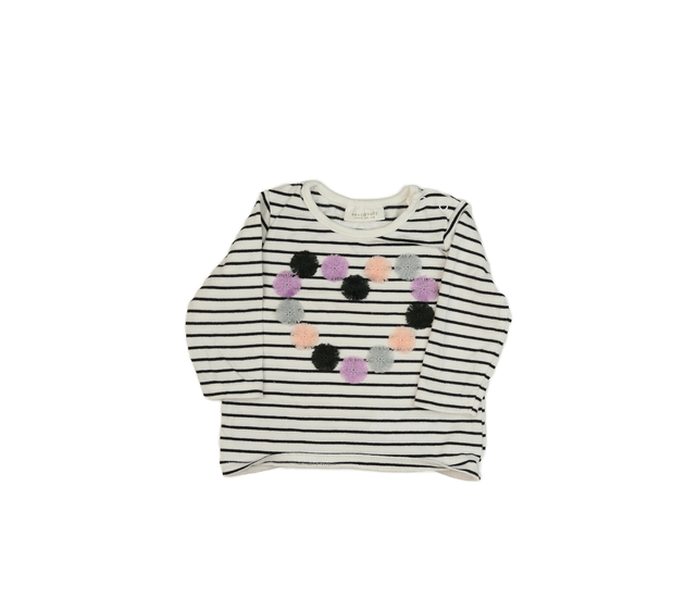 Pruhované triko se srdíčkem Next