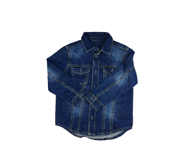 Modrá riflová košile 