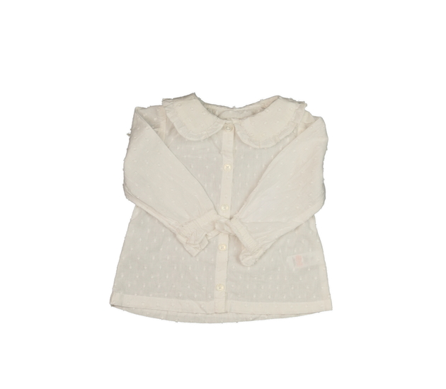 Bílá zdobná košile Tu