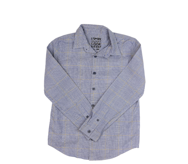 Modrá kostkovaná košile F&F