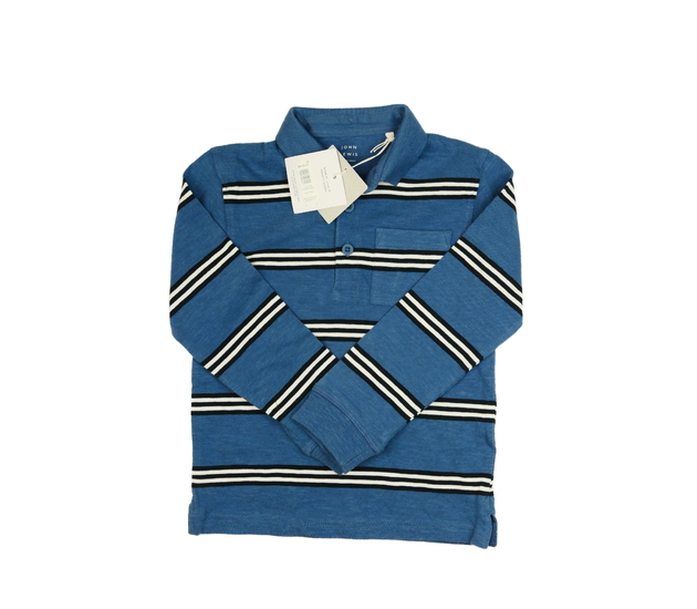 Nové modré triko s límečkem John Lewis 