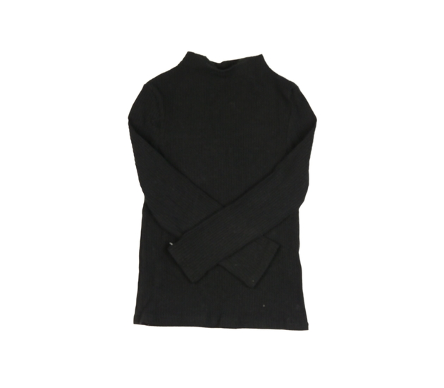 Černé žebrované triko 