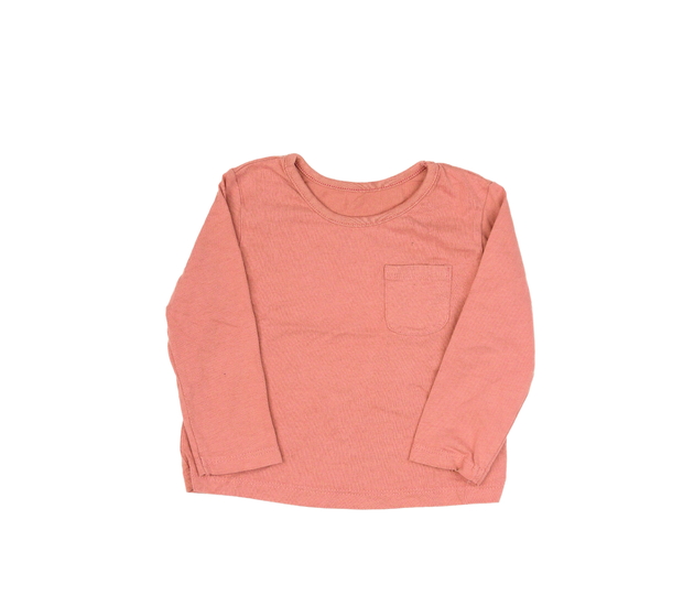 Růžové triko s kapsičkou George