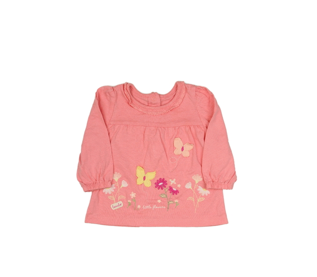 Růžové triko s letním motivem Nutmeg