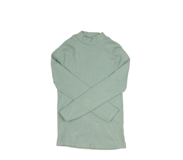 Zelené žebrované triko George