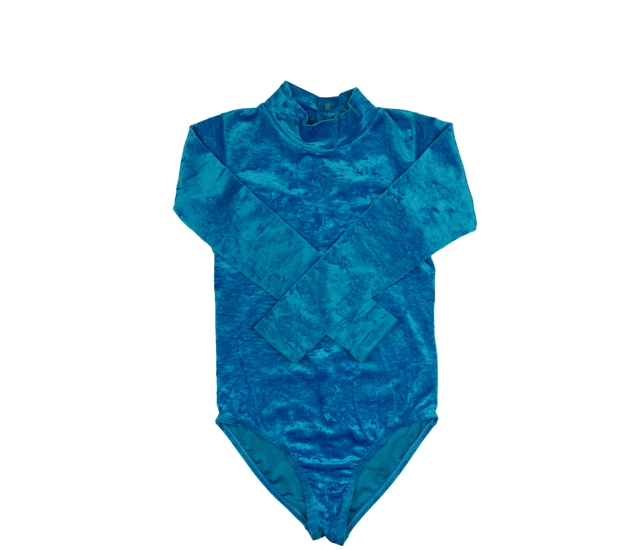 Blankytně modré semišové body 