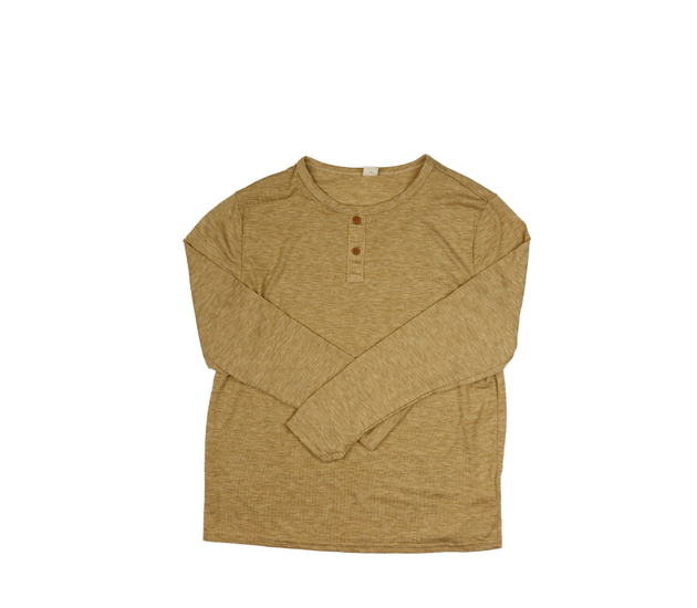 Hnědé melírované triko 