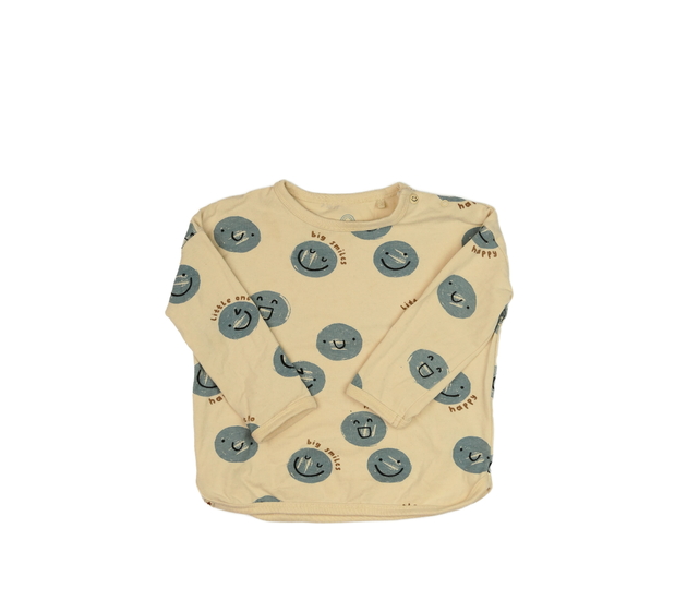 Hnědé triko se smajlíky Next