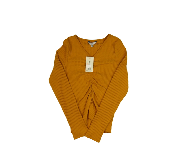 Nové žluté teplejší stylové triko 