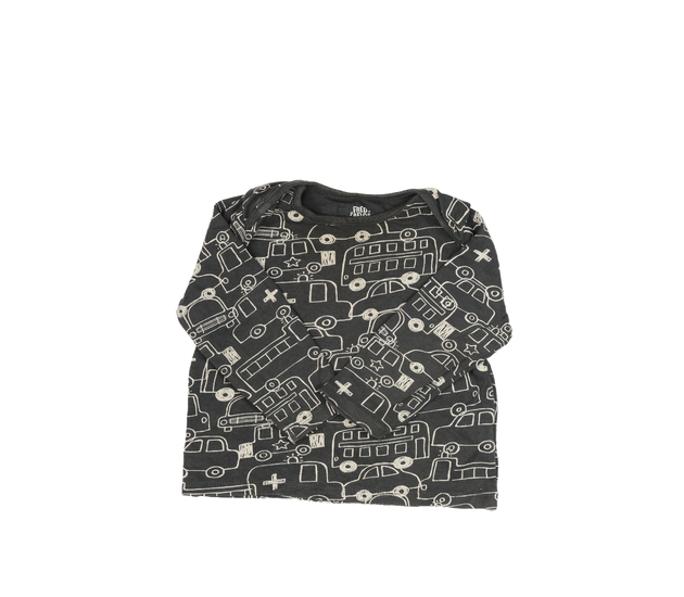 Šedé triko s auty F&F