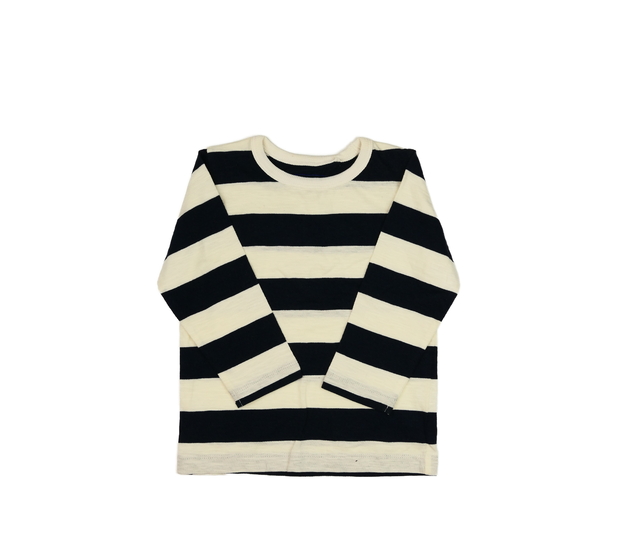 Krémovo-modré pruhované triko Next