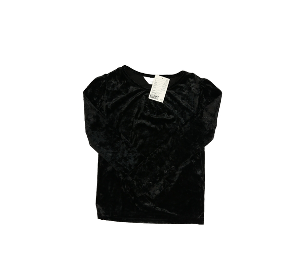 Nové černé semišové triko H&M