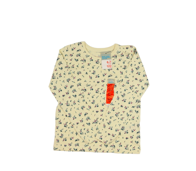 Nové krémové květinové triko Primark