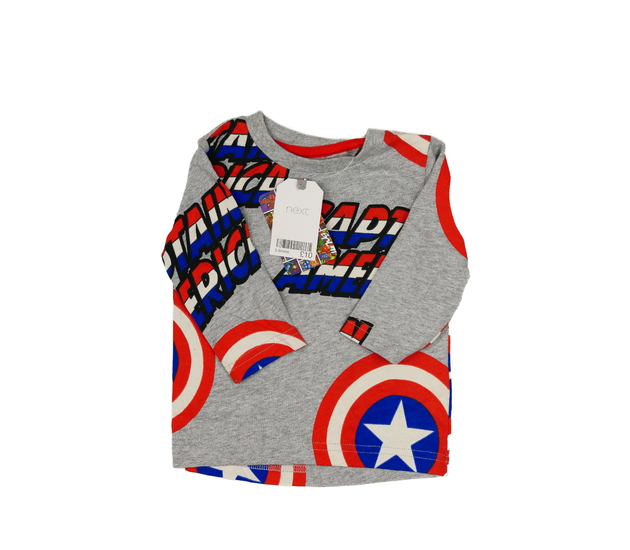 Nové šedé triko Kapitán Amerika Marvel Next