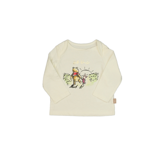 Krémové triko Medvídek Pú Disney