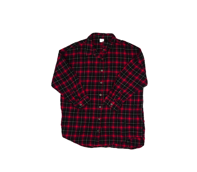 Červená kostkovaná košile Next
