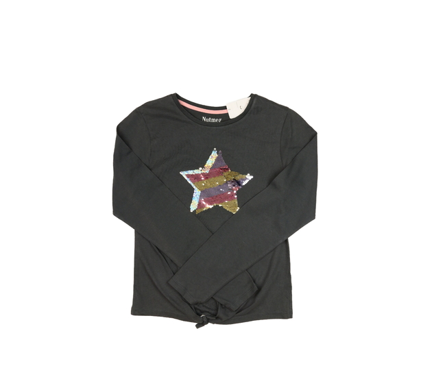 Nové šedé triko s hvězdou Nutmeg