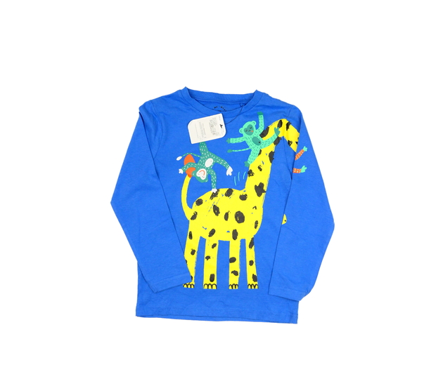 Nové modré triko se zvířátky Tu