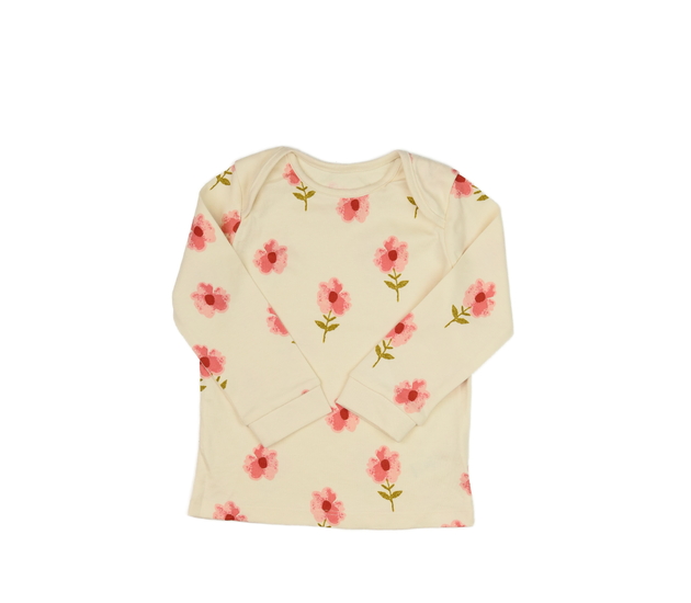 Krémové květinové triko George