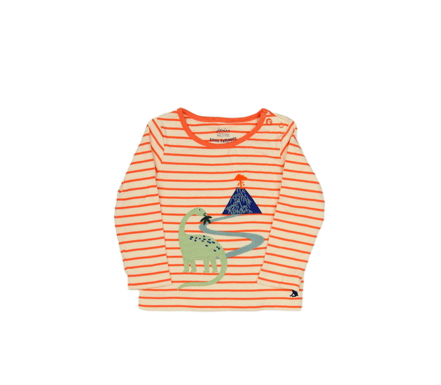 Pruhované triko s dinosaurem Joules