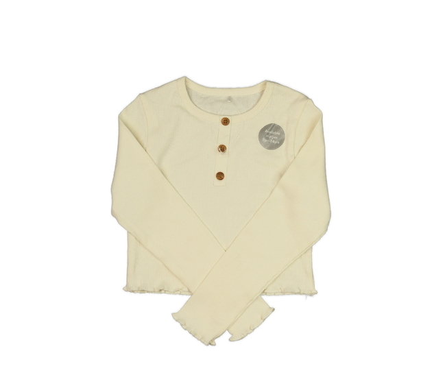 Krémový crop top George