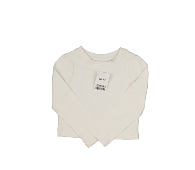 Nové bílé elastické crop triko Next