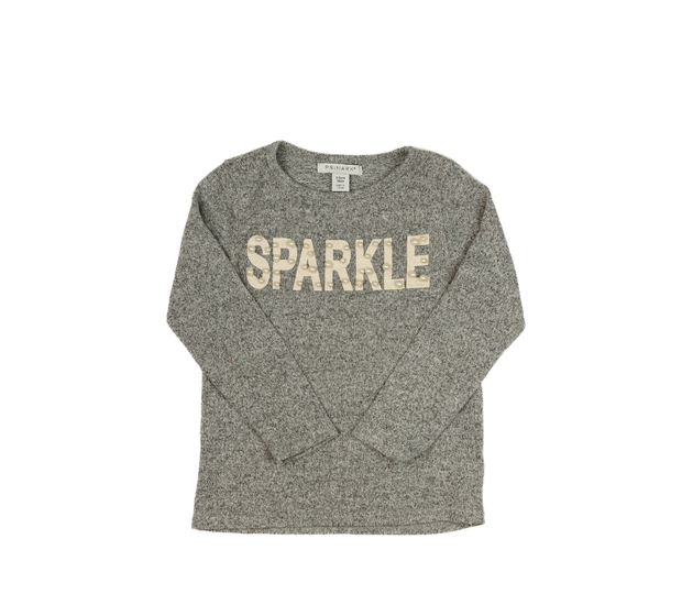 Šedé triko s perličkami Primark 