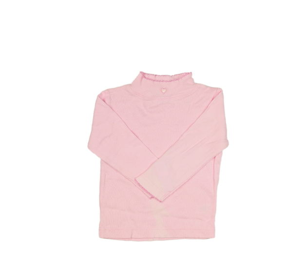 Světle růžové triko se srdcem 