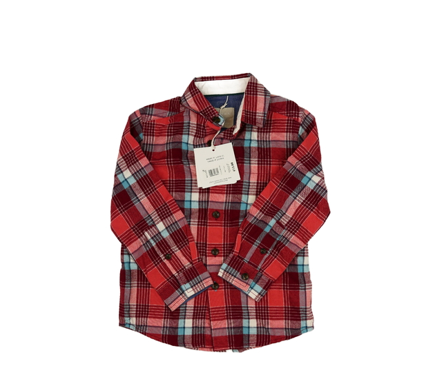 Nová červená kostkovaná košile John Lewis 