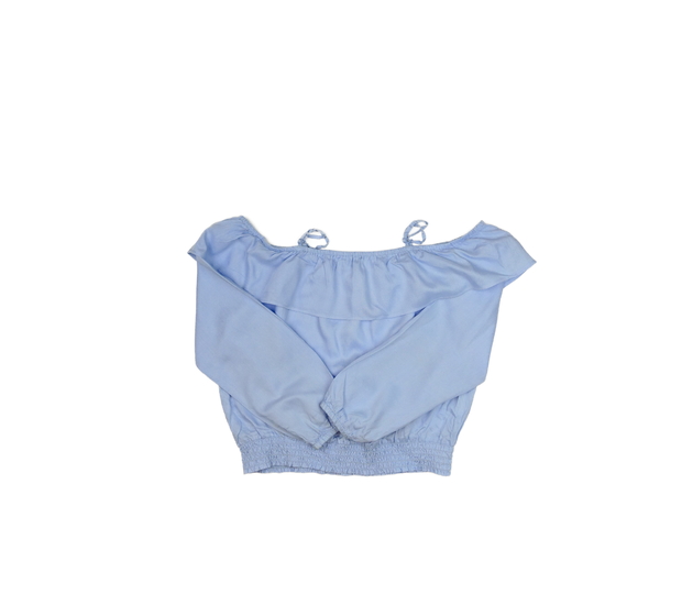 Modrá lehká kratší halenka H&M