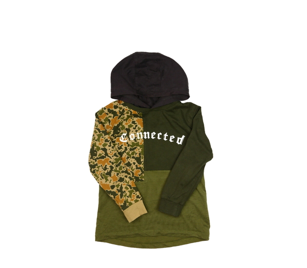 Zelené triko s kapucí Next