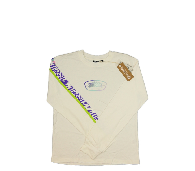 Nové krémové triko s barevnými detaily 