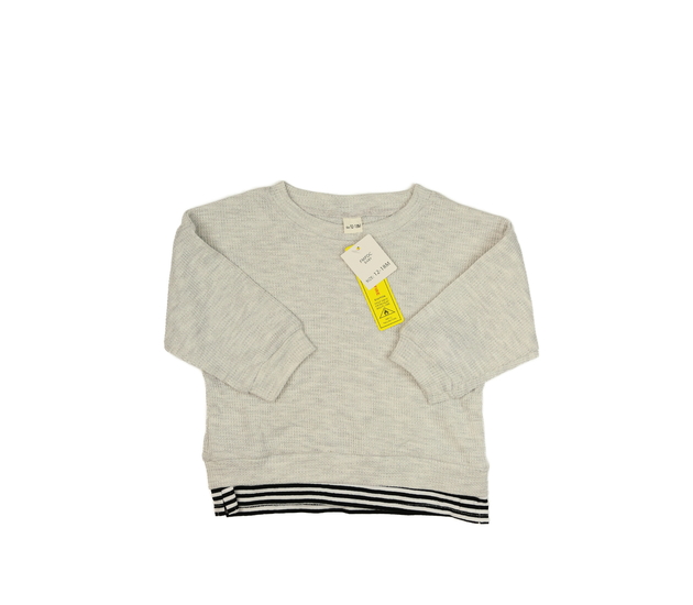 Nové šedé melírované triko