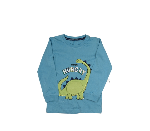 Nové modré dinosauří triko 