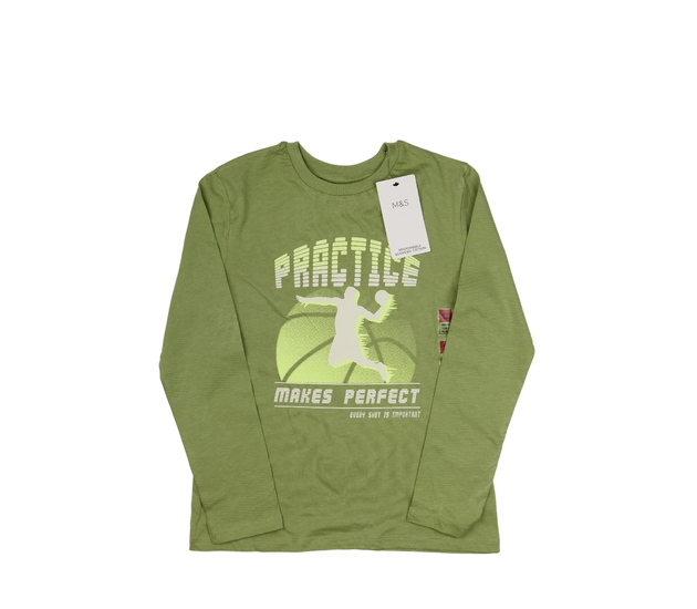 Nové zelené triko se sportovcem M&S