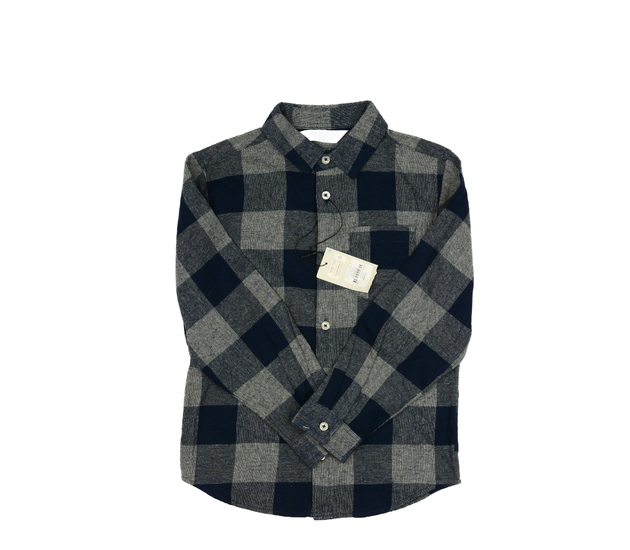 Nová kostkovaná tmavá modrá košile Primark 