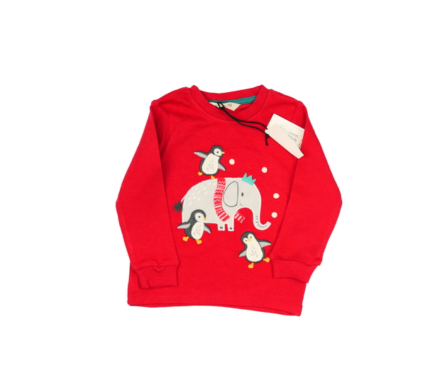 Nové červené triko se zvířátky John Lewis 