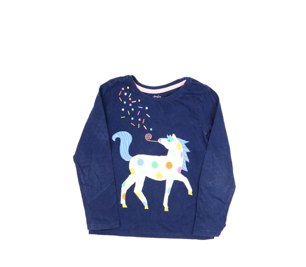 Tmavě modré triko s koněm Joules 